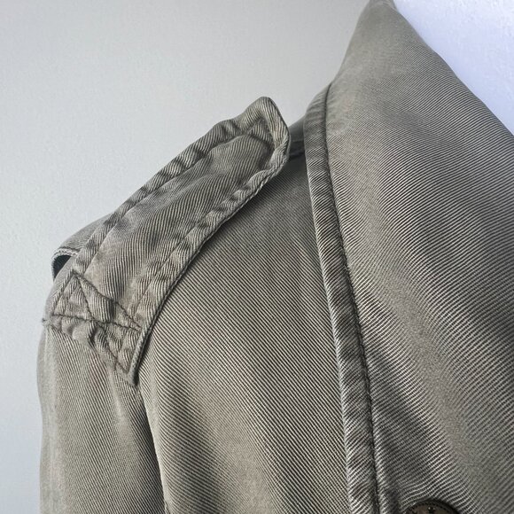 🫒Buffalo David Bitton Military Anorak Jacket - Army Green Utility Sz M!! - Picture 7 of 14